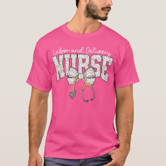 Camiseta Estetoscopio de Enfermera de Parto y Labor Coqueta