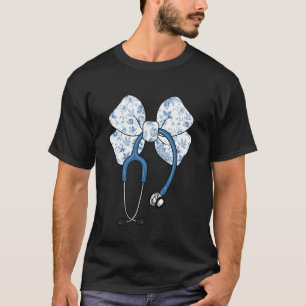 Camiseta Estetoscopio de enfermería de estilo coquette con