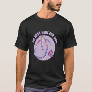 Camiseta Estetoscopio Divertido Enfermera RN