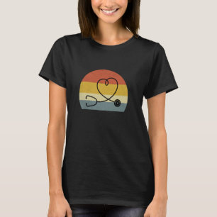 Camiseta Estetoscopio Retro Niños Doctor Pediatría Niño Ped