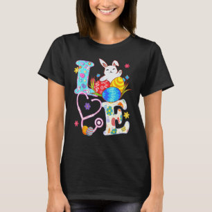 Camiseta Estetoscopio S Crub L Ife Enfermera Bunny Pascua D