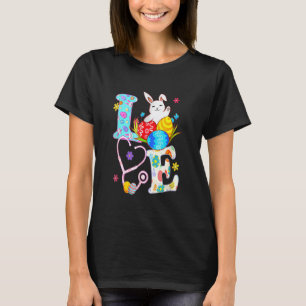 Camiseta Estetoscopio Vida de Bata Enfermera Conejo Lindo F