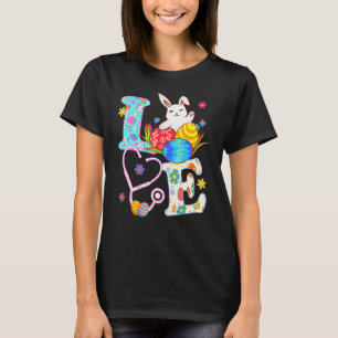 Camiseta Estetoscopio Vida de Quirófano Enfermera Conejo Dí