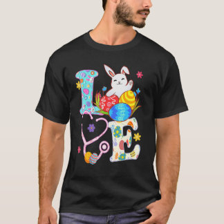 Camiseta Estetoscopio Vida de Quirófano Enfermera Conejo Dí
