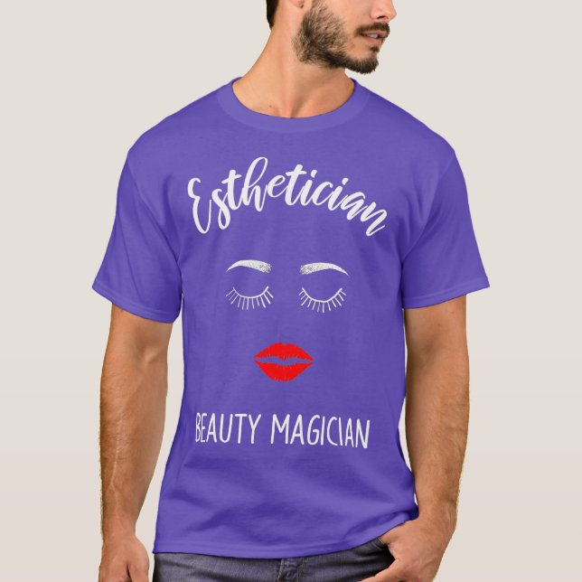 Camiseta Esthetician Funny Cute Print Perfect For Beauty (Anverso)