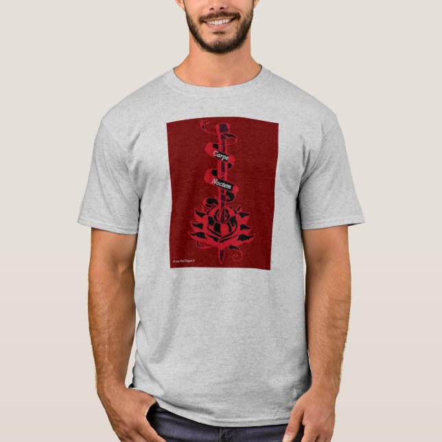 Camiseta Estilete (Carpe Noctem II) (Anverso)