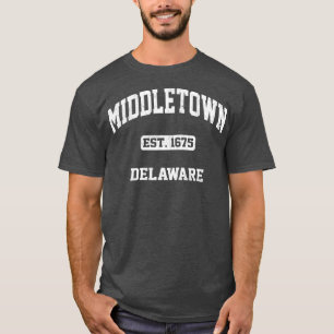 Camiseta Estílico atlético del estado de Middletown Delawar