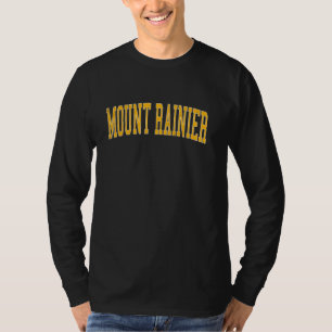 Camiseta Estílico de la variación de oro en peligro del Mon