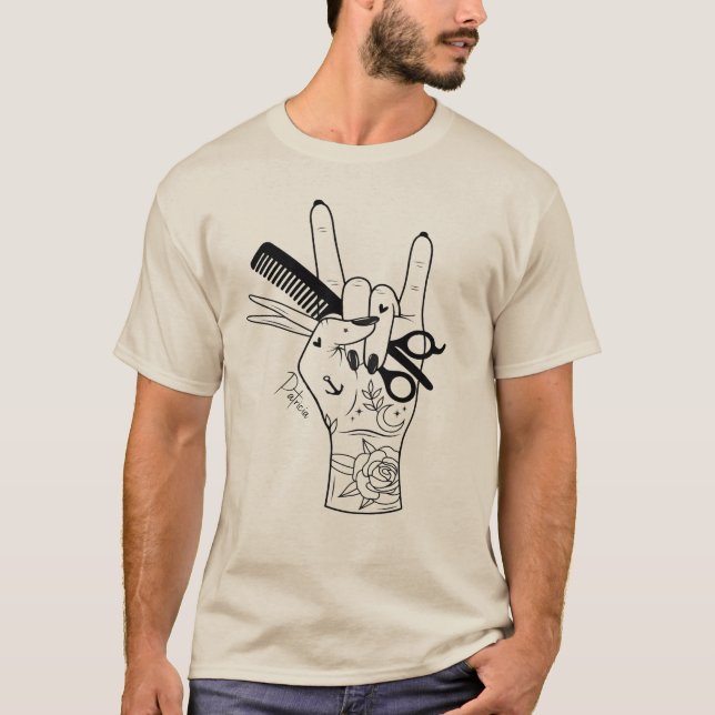 Camiseta Estilista De Pelo, Regalo Para Peluquería, Unisex  (Anverso)