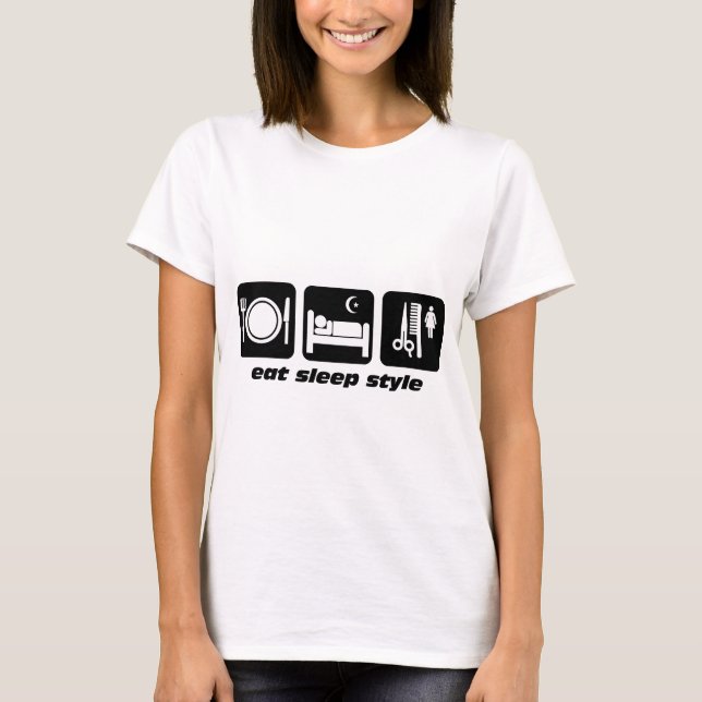 Camiseta Estilista divertido (Anverso)