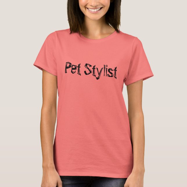 Camiseta Estilista mascota (Anverso)