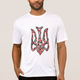 Camiseta Estilizado trident tryzub, emblema nacional de Ucr