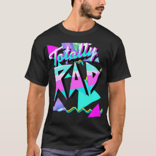 Camiseta Estilo 1980 Totalmente Rad 80 Casual Hipster v101