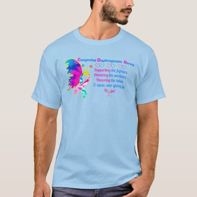 Camiseta estilo 1 de la conciencia del cdh (Anverso)