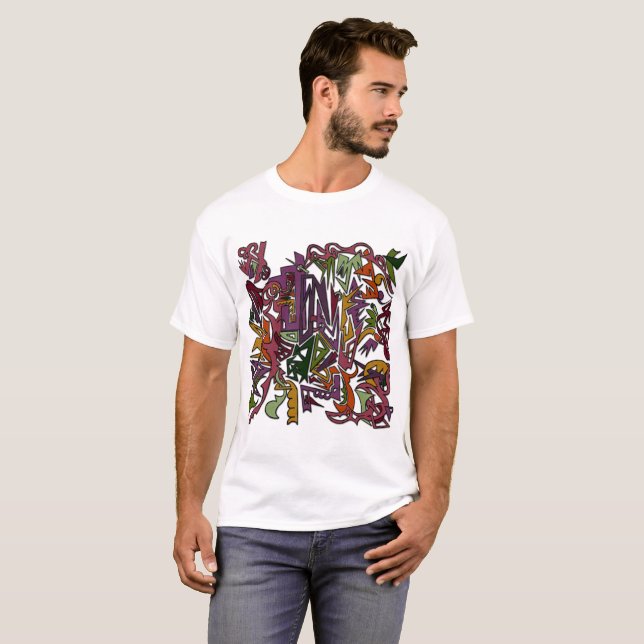Camiseta Estilo abstracto de Picasso (Anverso completo)