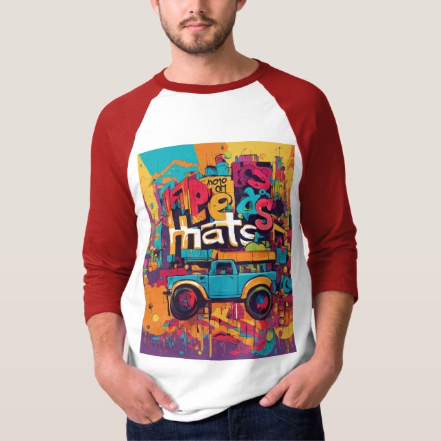Camiseta Estilo Afrobeats de la tipografía de Tentacle (Anverso)
