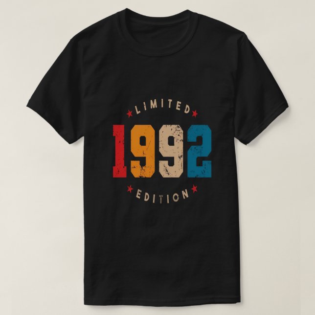 Camiseta estilo antiguo de los 80, 90 (Diseño del anverso)