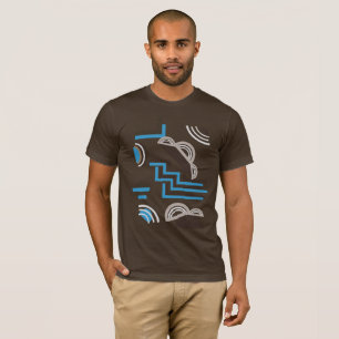 Camiseta Estilo Art Decó Diseño abstracto