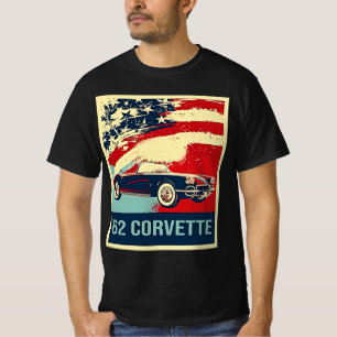 Camiseta estilo arte pop Corvette C1 1962