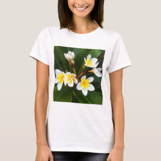Camiseta Estilo artístico de clúster de flor frangipano