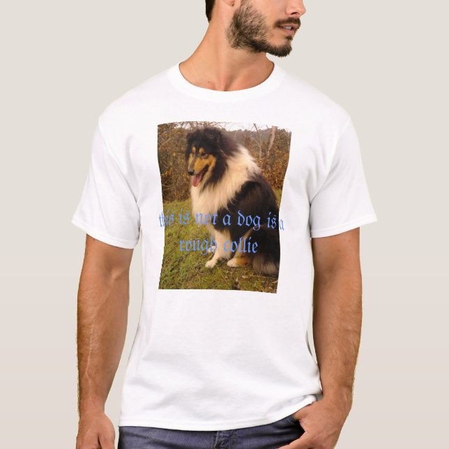 Camiseta Estilo áspero del collie (Anverso)