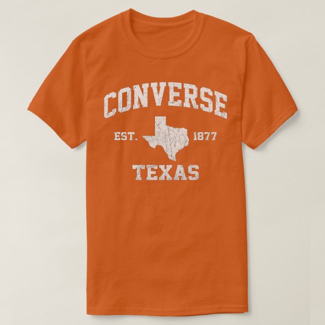 Camiseta Estilo atlético vintage de Texas (Diseño del anverso)
