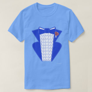 Camiseta Estilo azul intrépido maravilloso del smoking