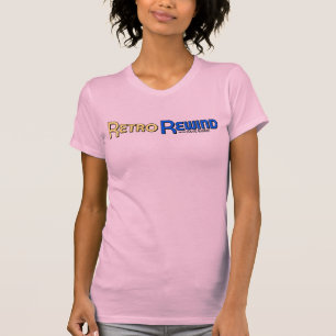 Camiseta Estilo babydoll combinado retro de Rewind/DHP