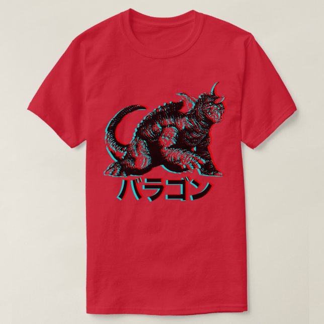 Camiseta Estilo BARAGON 3D (Diseño del anverso)
