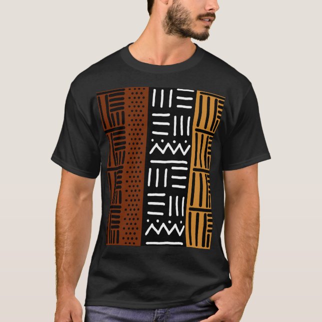 Camiseta estilo barro africano (Anverso)