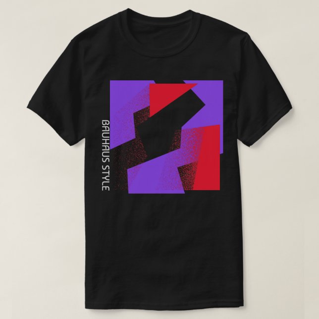 Camiseta Estilo Bauhaus (Diseño del anverso)