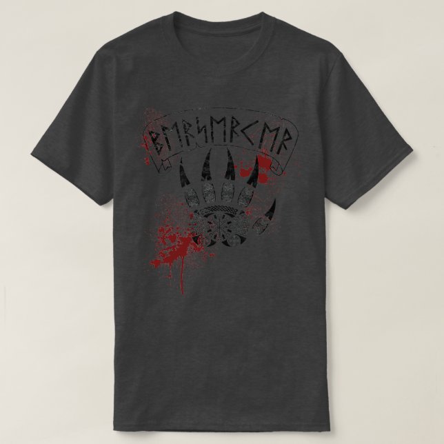 Camiseta Estilo berserk viking (Diseño del anverso)
