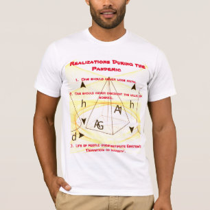 Camiseta Estilo - Blanco Rojo 'Realizaciones durante la pan