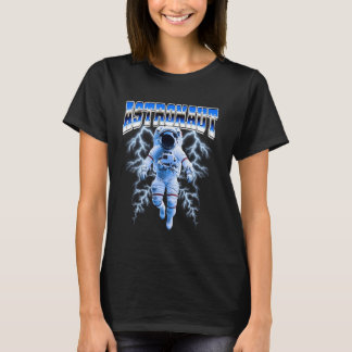Camiseta Estilo Bootleg Astronauta Espacio 90s