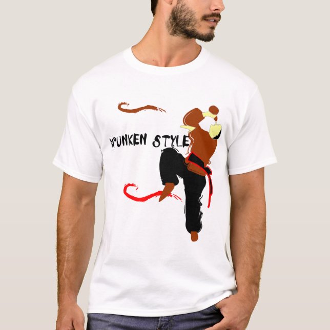 CAMISETA ESTILO BORRACHO (Anverso)