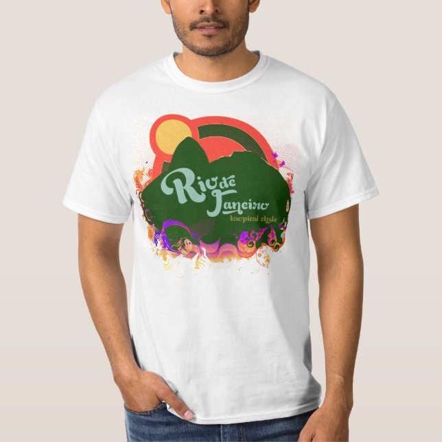 Camiseta Estilo brasileño de Río (Anverso)