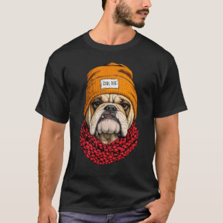 Camiseta Estilo Bulldog de Invierno – Ropa de Calleja para