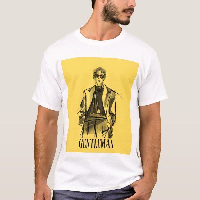Camiseta estilo Caballero Clásico (Anverso)