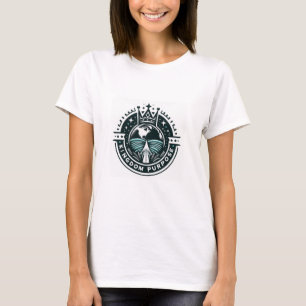 Camiseta estilo cabaña relajada para mujeres crist
