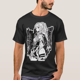 Camiseta Estilo chica ciberpunk