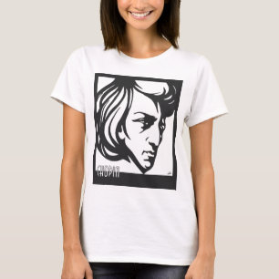 Camiseta Estilo Chopin del art déco