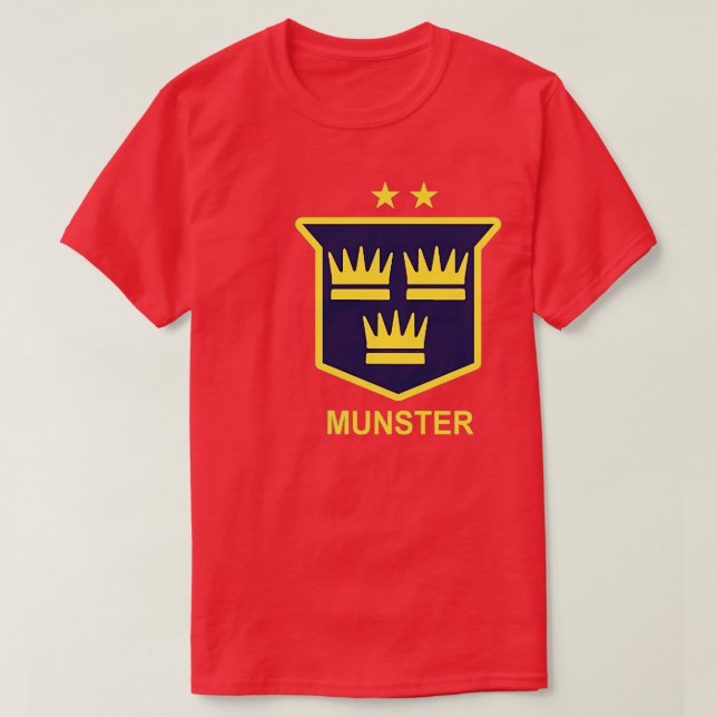 Camiseta Estilo clásico retro de Munster para el rugby irla (Diseño del anverso)