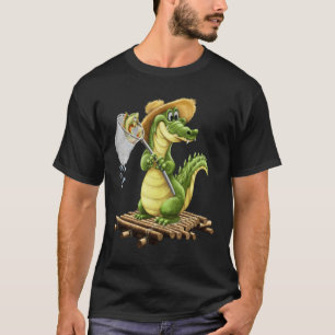 Camiseta Estilo cocodrilo del almuerzo