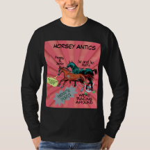 estilo cómic horsey antics T-Shirt