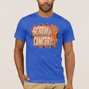 Camiseta Estilo cómico del cáncer de la leucemia del