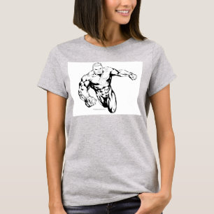 Camiseta Estilo cómico - linterna verde, blanco y negro