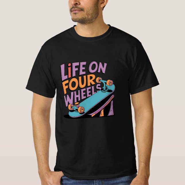 Camiseta Estilo compartido con diseños de Guay Skater (Anverso)