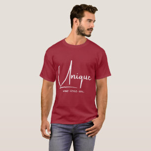 Camiseta Estilo de alma de estilo mental único Tipografía e