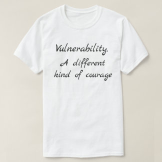 Camiseta Estilo de Apego de Vulnerabilidad Frase de Inspira