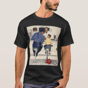 Camiseta estilo de arte norman rockwell chica chico regalo